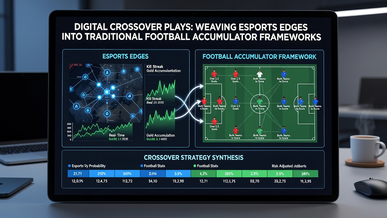 Esports and football accumulator interface showing bonus multipliers