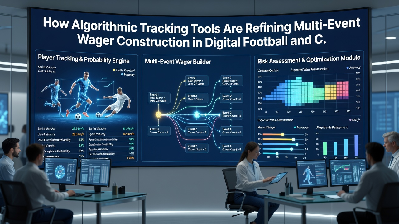 Interface showing algorithmic recommendations linking football accumulator legs with casino bonus triggers for refined multi-event wagers