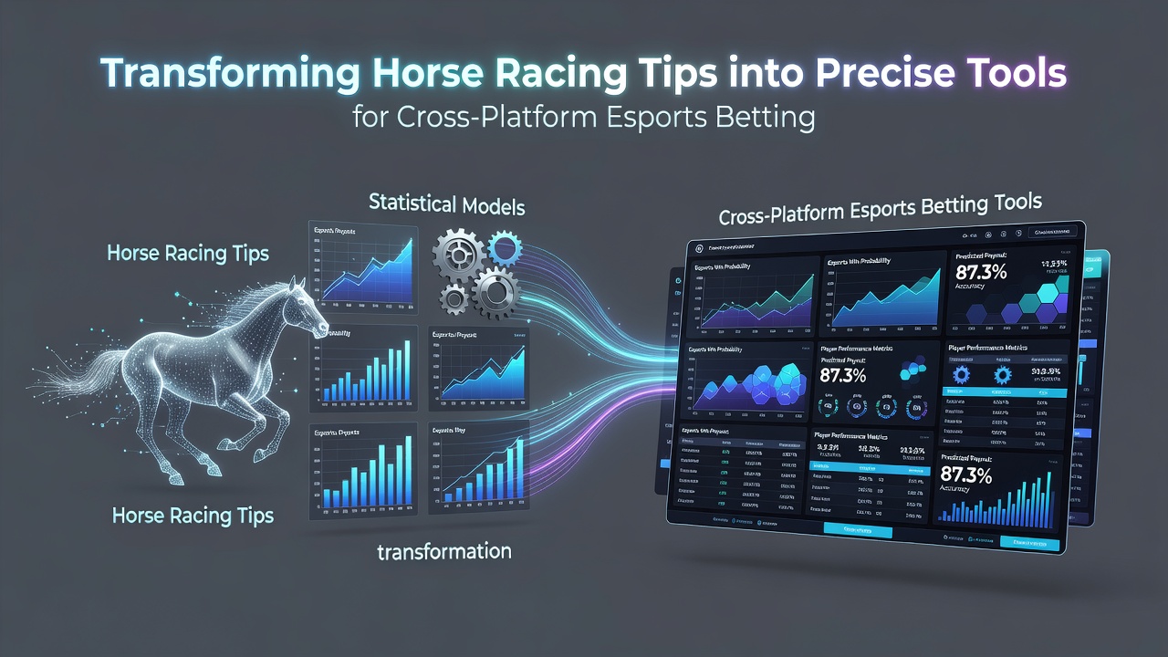 Esports betting interface displaying integrated statistical outputs from racing models
