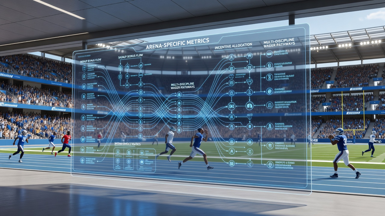Detailed view of wager construction interfaces linking tennis, horse racing, and esports with incentive flow diagrams